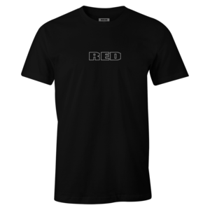 T shirt red and black sales